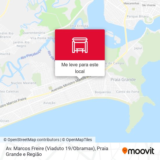 Av. Marcos Freire (Viaduto 19 / Obramax) mapa