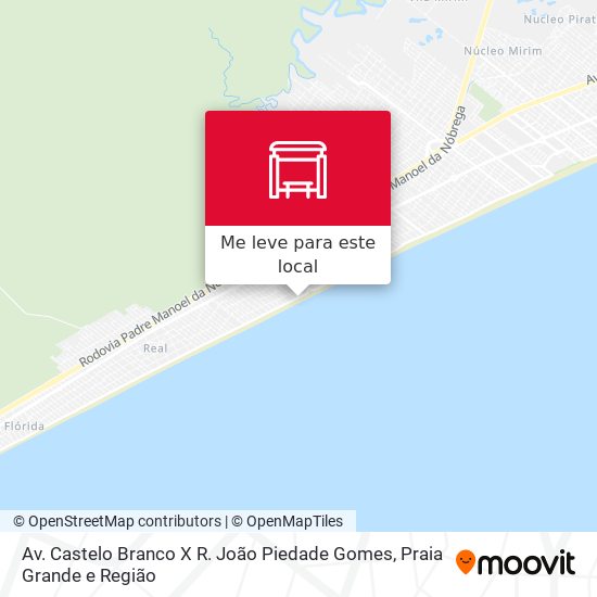 Av. Castelo Branco X R. João Piedade Gomes mapa