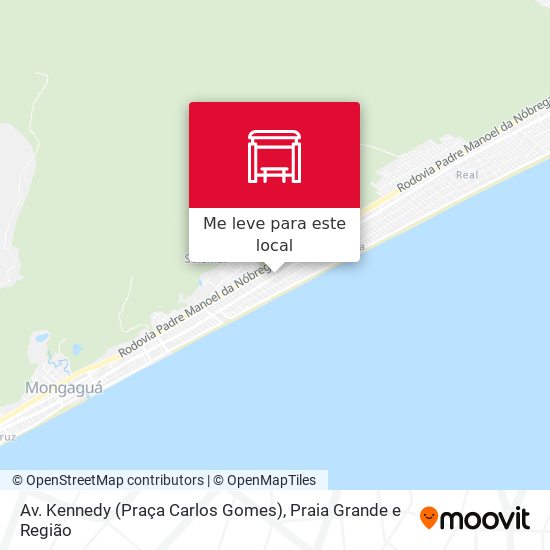 Av. Kennedy (Praça Carlos Gomes) mapa