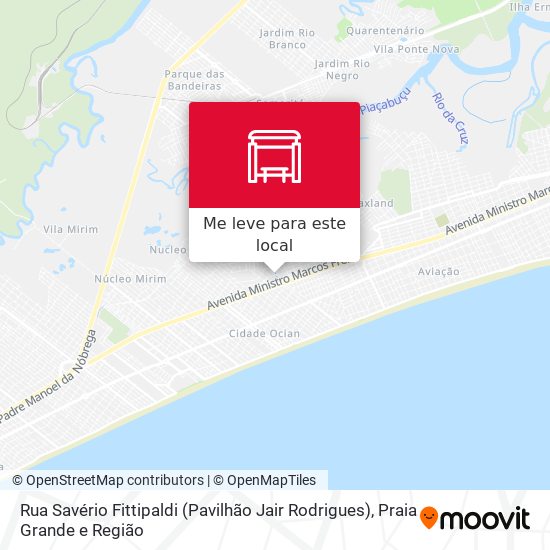 Rua Savério Fittipaldi (Pavilhão Jair Rodrigues) mapa