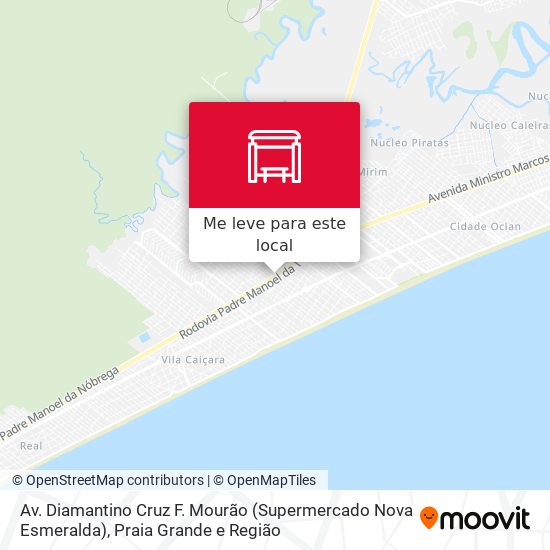 Av. Diamantino Cruz F. Mourão (Supermercado Nova Esmeralda) mapa