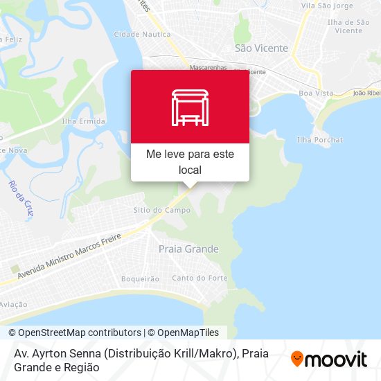 Av. Ayrton Senna (Distribuição Krill / Makro) mapa