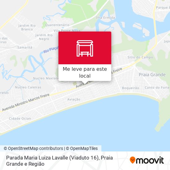 Parada Maria Luiza Lavalle (Viaduto 16) mapa