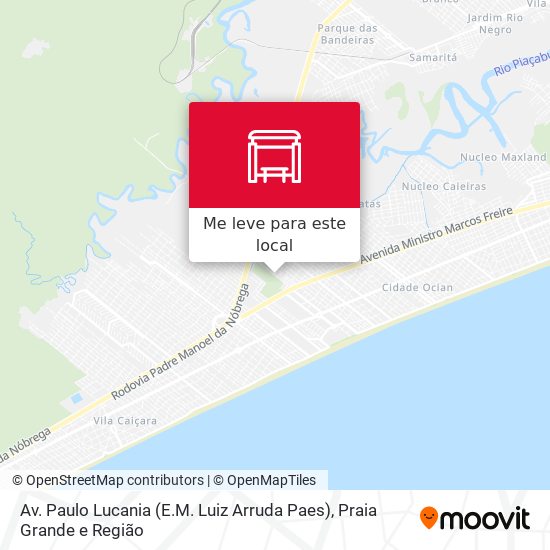 Av. Paulo Lucania (E.M. Luiz Arruda Paes) mapa