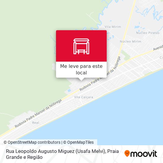 Rua Leopoldo Augusto Miguez (Usafa Melvi) mapa
