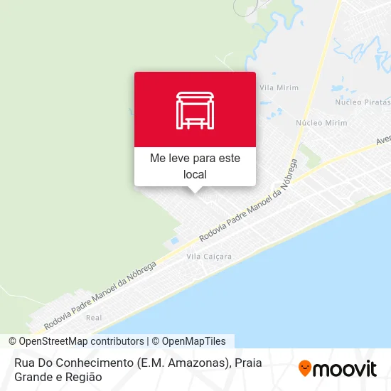 Rua Do Conhecimento (E.M. Amazonas) mapa