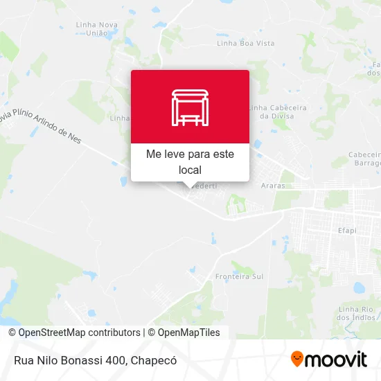 Rua Nilo Bonassi 400 mapa