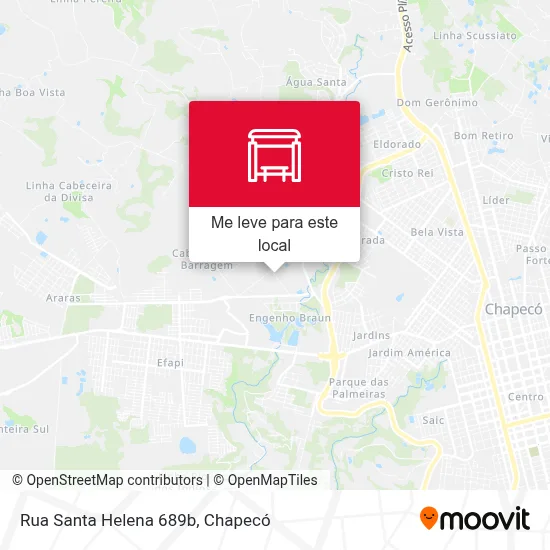 Rua Santa Helena 689b mapa