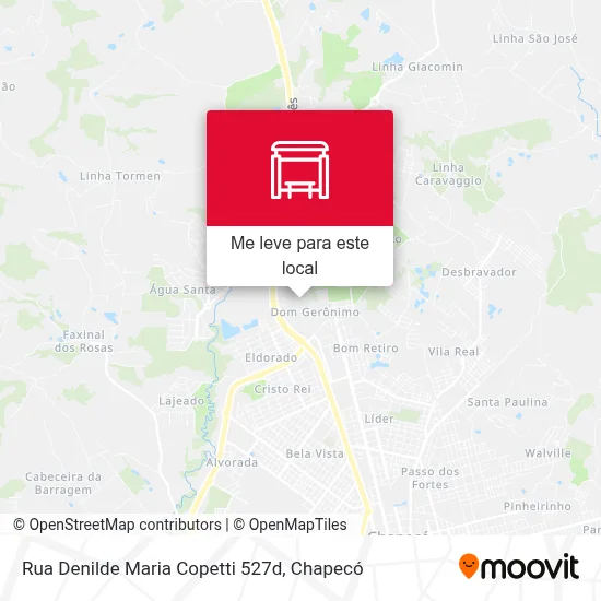 Rua Denilde Maria Copetti 527d mapa