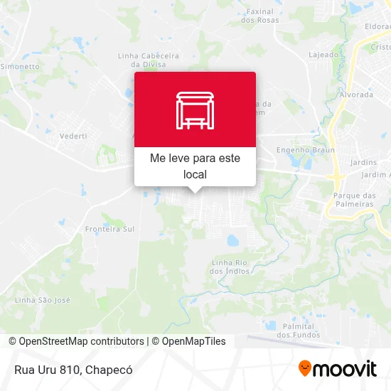 Rua Uru 810 mapa