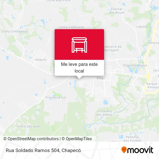 Rua Soldado Ramos 504 mapa