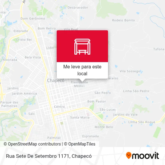 Rua Sete De Setembro 1171 mapa