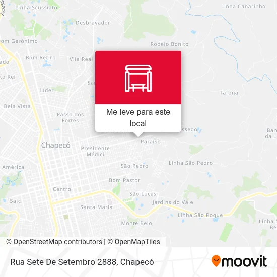 Rua Sete De Setembro 2888 mapa