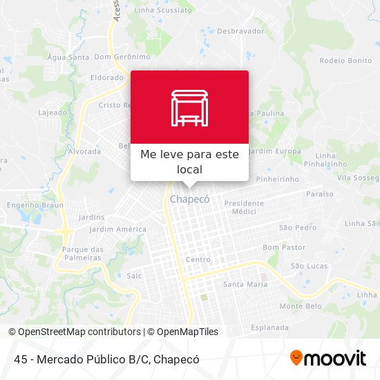 45 - Mercado Público B/C mapa