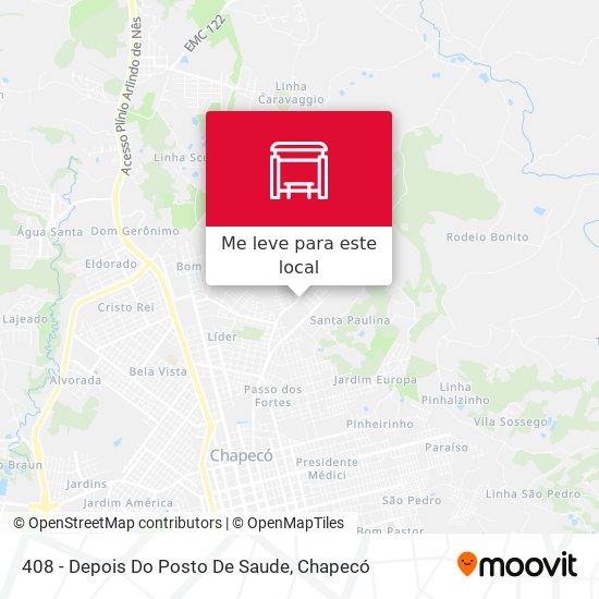 408 - Depois Do Posto De Saude mapa