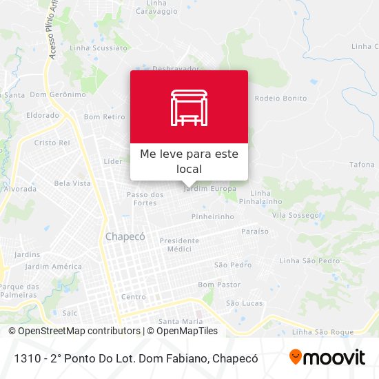 1310 - 2° Ponto Do Lot. Dom Fabiano mapa