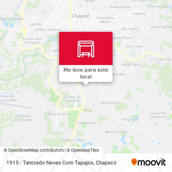 1915 - Tancredo Neves Com Tapajós mapa