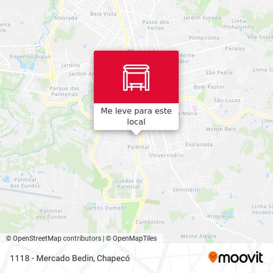 1118 - Mercado Bedin mapa