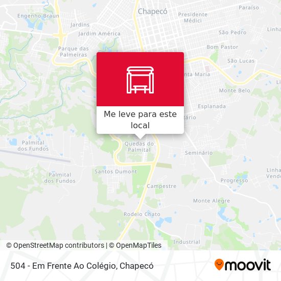 504 - Em Frente Ao Colégio mapa
