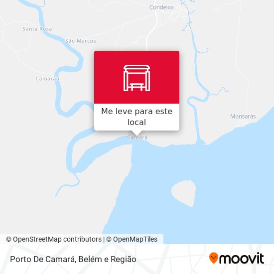 Porto De Camará mapa