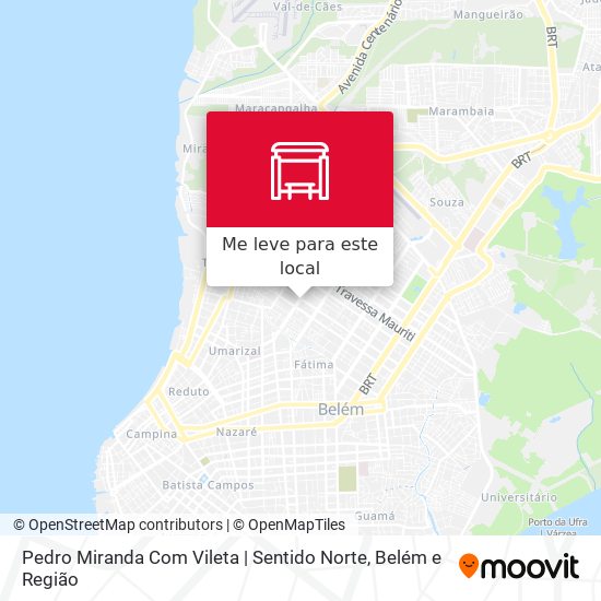 Pedro Miranda Com Vileta | Sentido Norte mapa