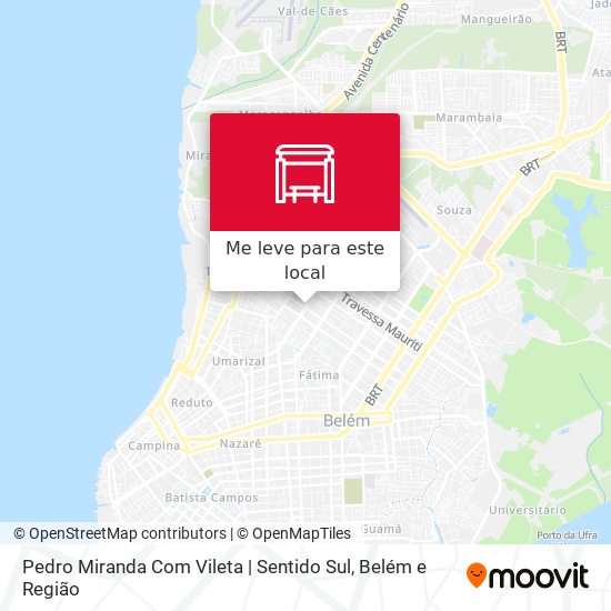 Pedro Miranda Com Vileta | Sentido Sul mapa