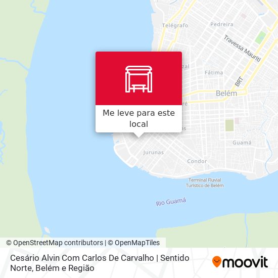 Cesário Alvin Com Carlos De Carvalho | Sentido Norte mapa