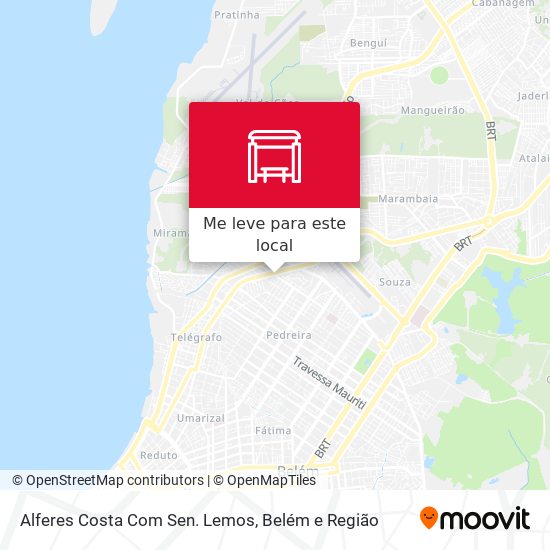 Alferes Costa Com Sen. Lemos mapa