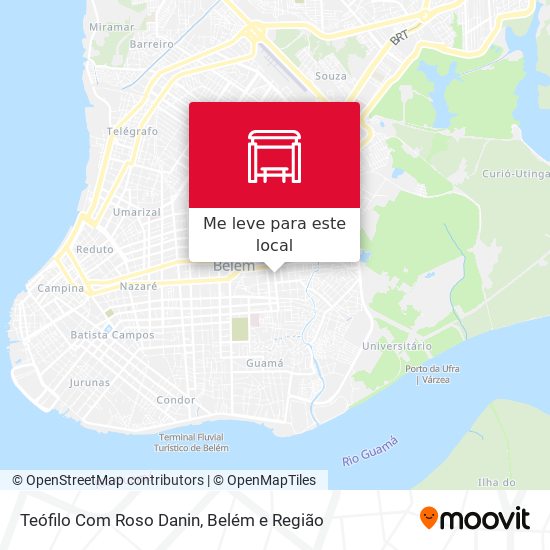 Teófilo Com Roso Danin mapa