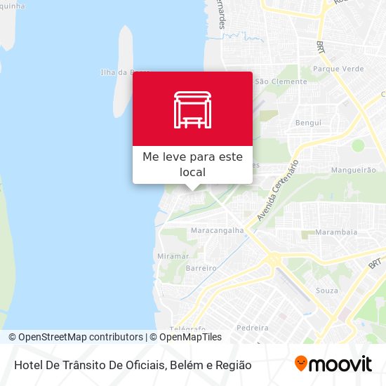 Hotel De Trânsito De Oficiais mapa