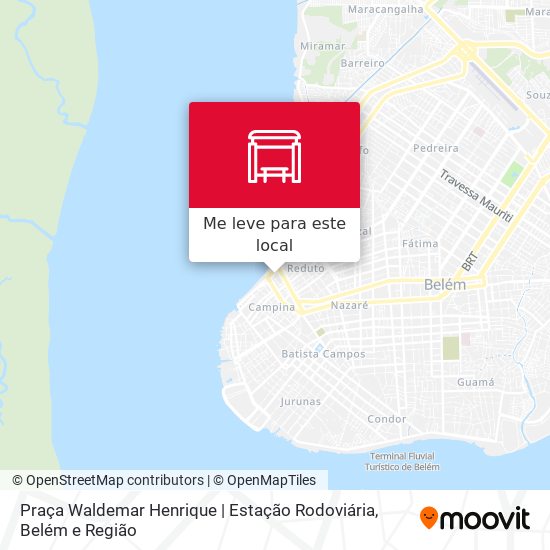 Praça Waldemar Henrique | Estação Rodoviária mapa