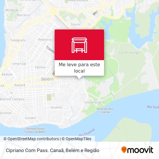 Cipriano Com Pass. Canaã mapa