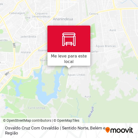 Osvaldo Cruz Com Osvaldão | Sentido Norte mapa