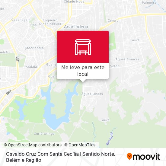 Osvaldo Cruz Com Santa Cecília | Sentido Norte mapa