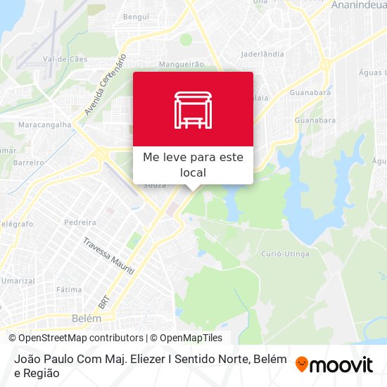 João Paulo Com Maj. Eliezer I Sentido Norte mapa