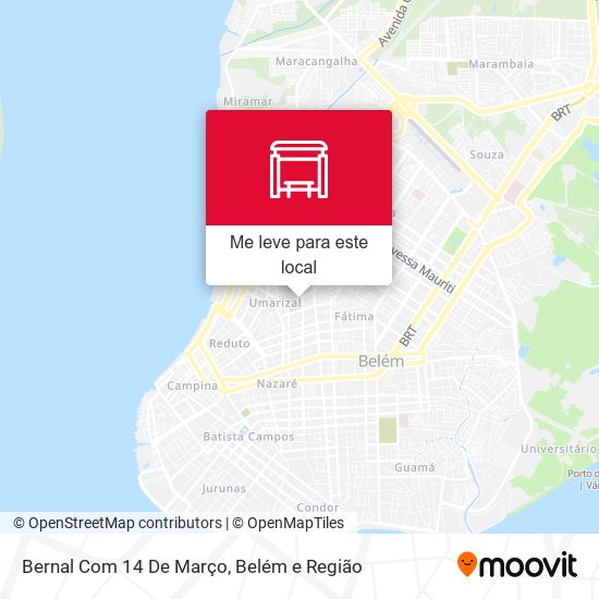 Bernal Com 14 De Março mapa