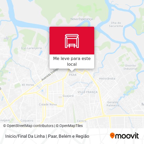 Início/Final Da Linha | Paar mapa