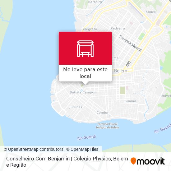 Conselheiro Com Benjamin | Colégio Physics mapa