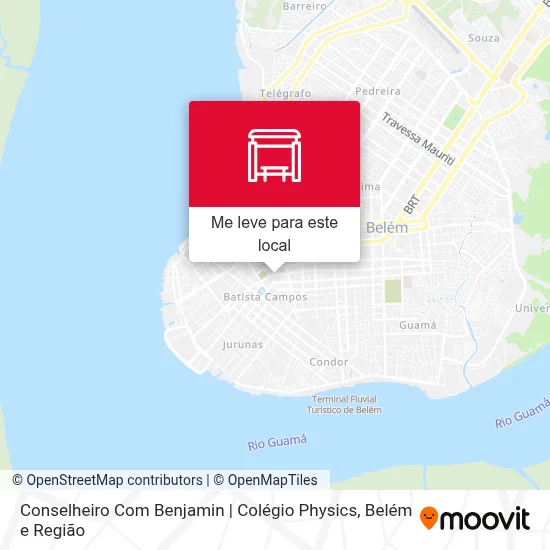 Conselheiro Com Benjamin | Colégio Physics mapa