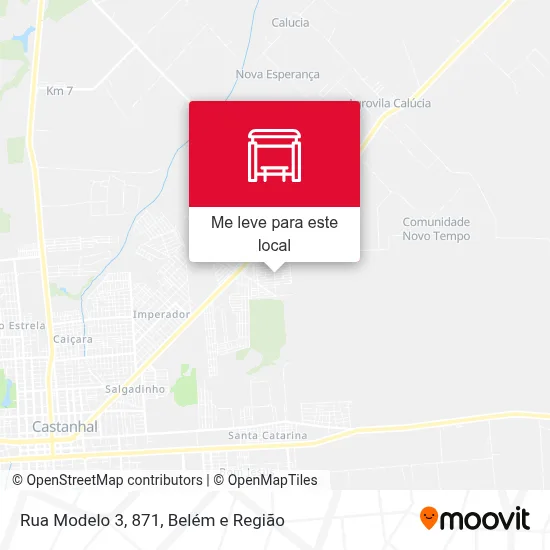 Rua Modelo 3, 871 mapa