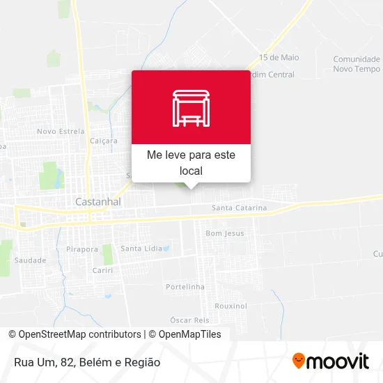 Rua Um, 82 mapa