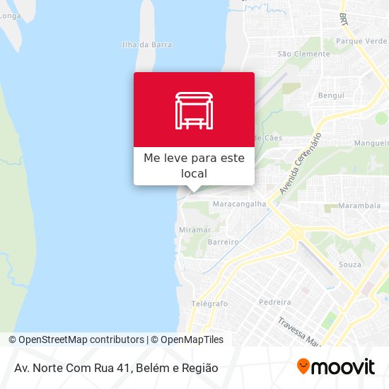 Av. Norte Com Rua 41 mapa