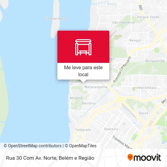 Rua 30 Com Av. Norte mapa