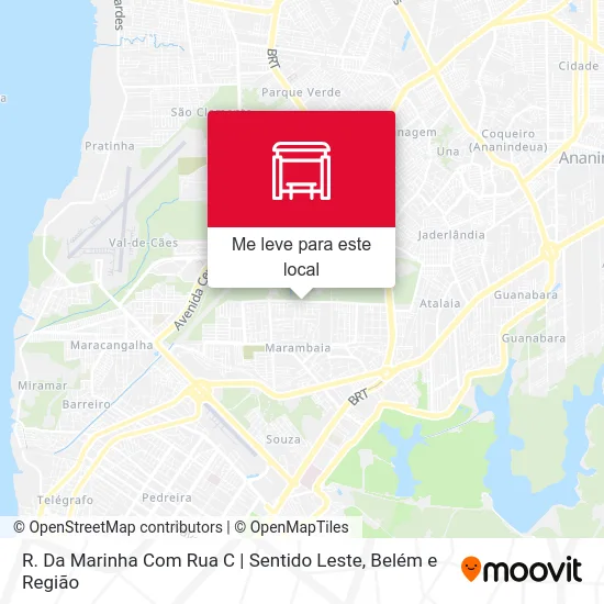 R. Da Marinha Com Rua C | Sentido Leste mapa
