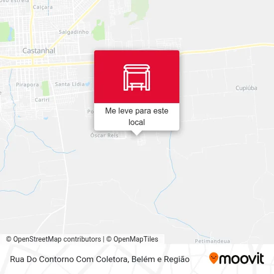 Rua Do Contorno Com Coletora mapa