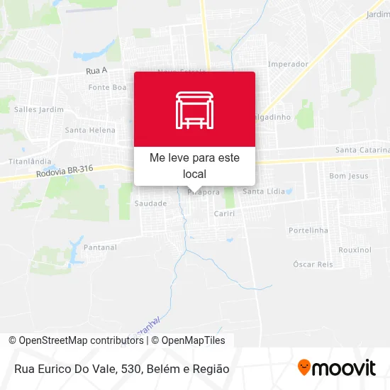 Rua Eurico Do Vale, 530 mapa