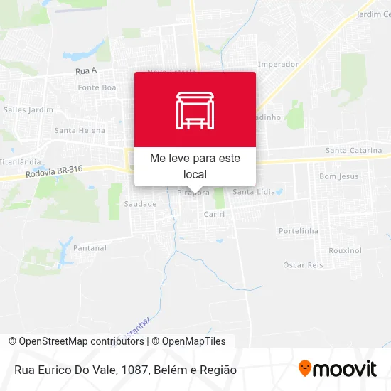 Rua Eurico Do Vale, 1087 mapa