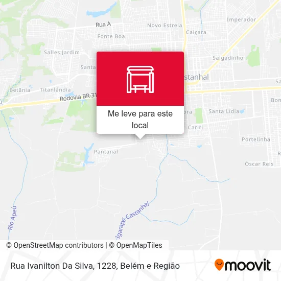 Rua Ivanilton Da Silva, 1228 mapa