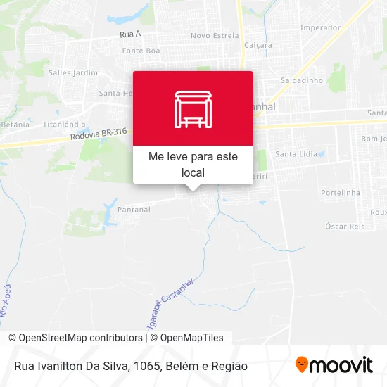 Rua Ivanilton Da Silva, 1065 mapa