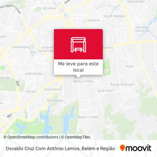 Osvaldo Cruz Com Antônio Lemos mapa